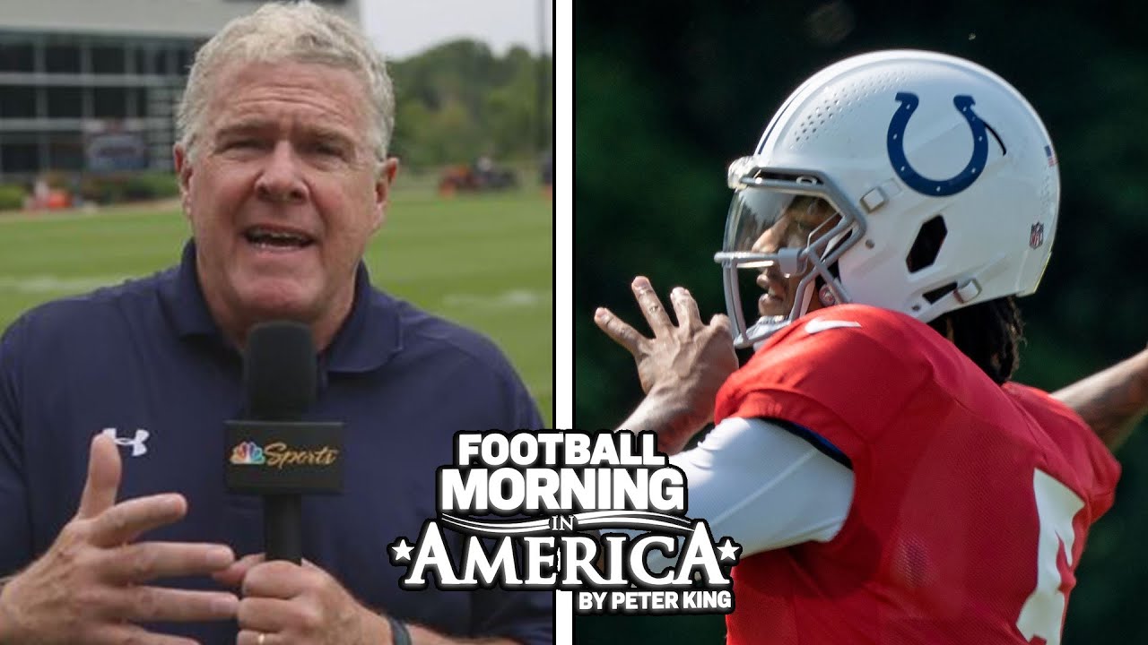 How football raised Colts QB Anthony Richardson | Peter King Training Camp Tour 2023 | NFL on NBC