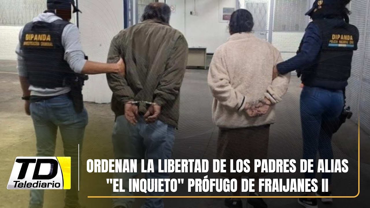 Ordenan la libertad de los padres de alias 