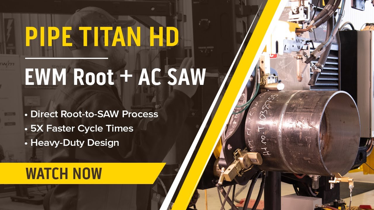 Direct Root-to-SAW | Up To 5X Faster Cycle Times | Reduced Heat Inputs | LJ's Pipe Welding System
