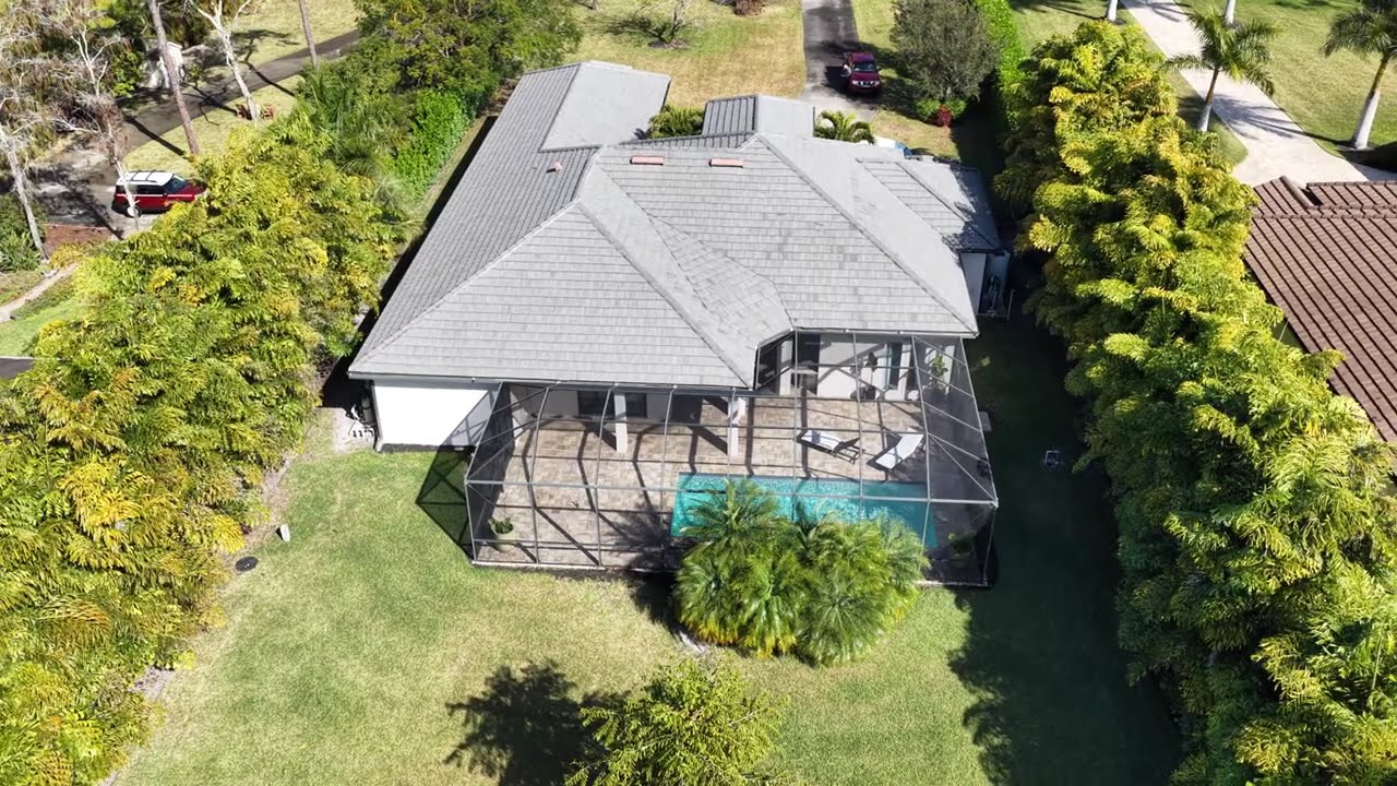 Naples Drone aerial surveying for FrontLine Insurance off of Oakes Blvd.