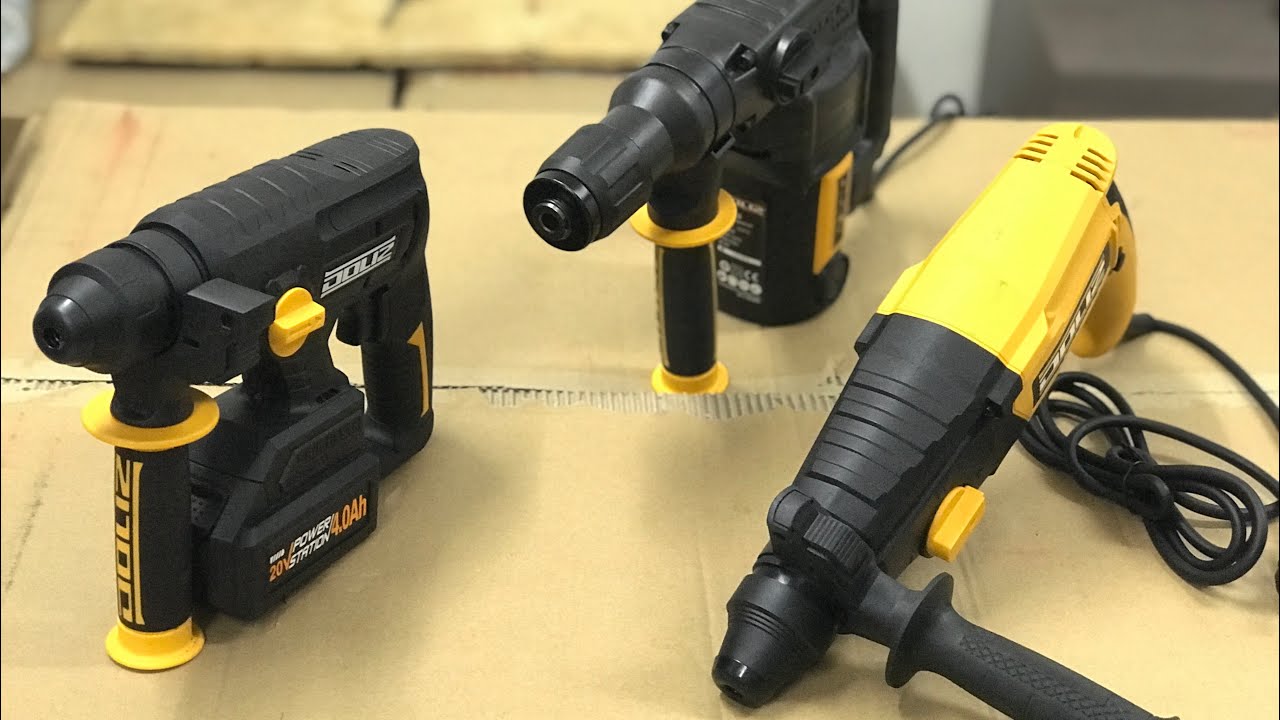 Ketahui perbedaan dan peruntukan mesin bor bobok SDS + rotary hammer Doliz BA 280, BA 228 dan BD 720