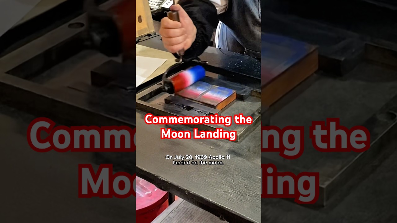 On July 20, 1969, we put a man on the moon and we&rsquo;re letterpress printing about it 56 years later.