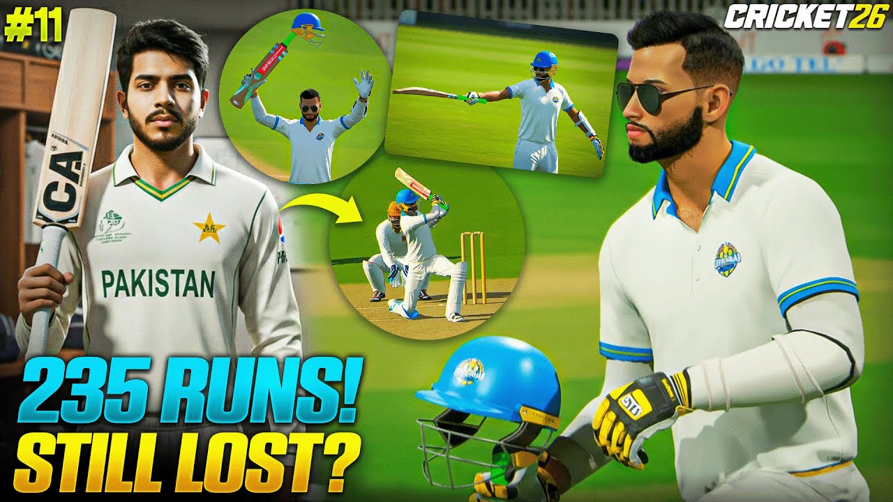Can my 235 runs gives the win to my team? | Career Mode Cricket 26