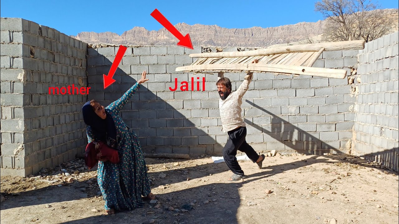Soghra's attempt to take the children and Jalil's anger at this issue