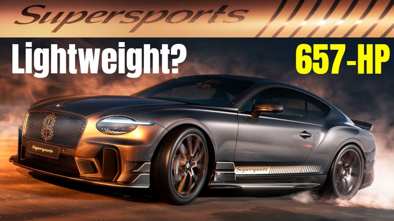 Bentley Continental GT Supersports 2026 года — самый лёгкий, быстрый и чистый Bentley из когда-ли...
