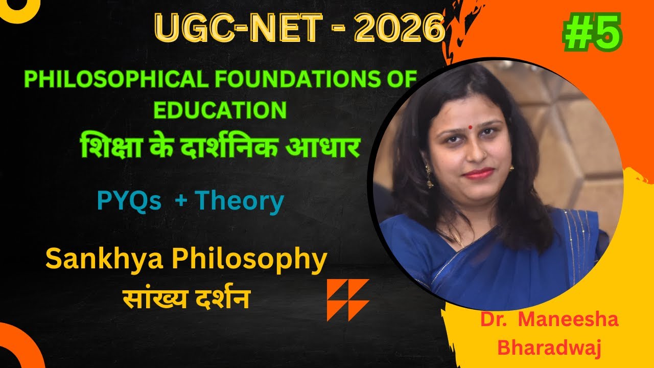 Sāṅkhya Philosophy Explained in Hindi | Indian Philosophy | UGC NET Education | Dr. Maneesha