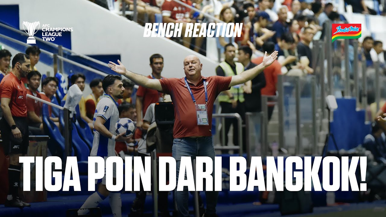 Bojan Hodak Berselebrasi di Bangkok! | Bench Reaction #ACLTwo