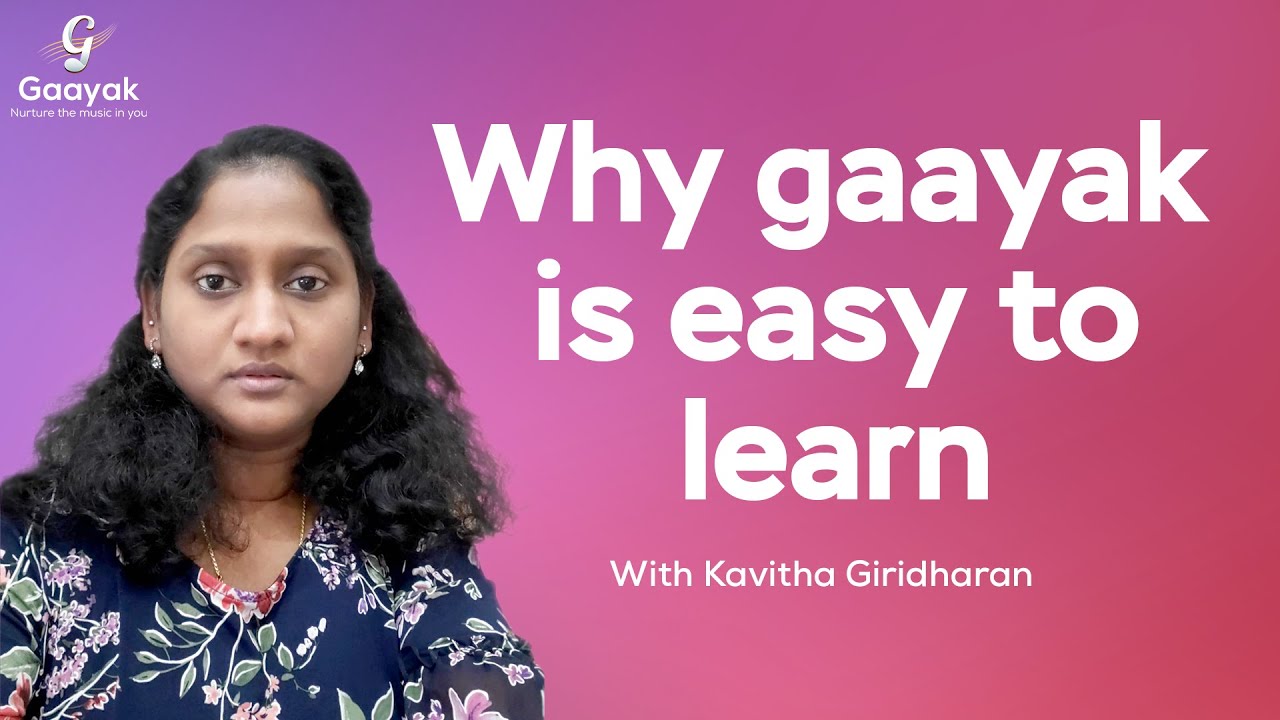 Learning Music Online through Gaayak App is Easy -  Kavitha Giridharan | Gaayak Testimonials