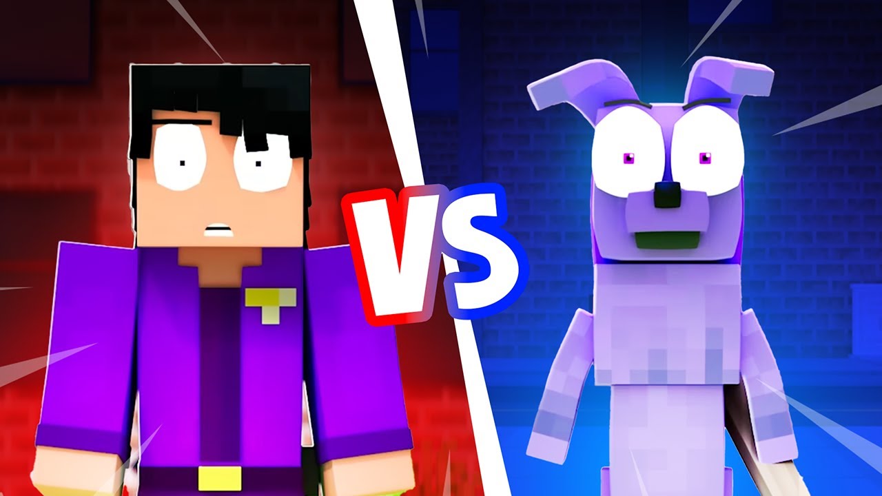 PURPLE GIRL'S DOG vs PURPLE GUY
