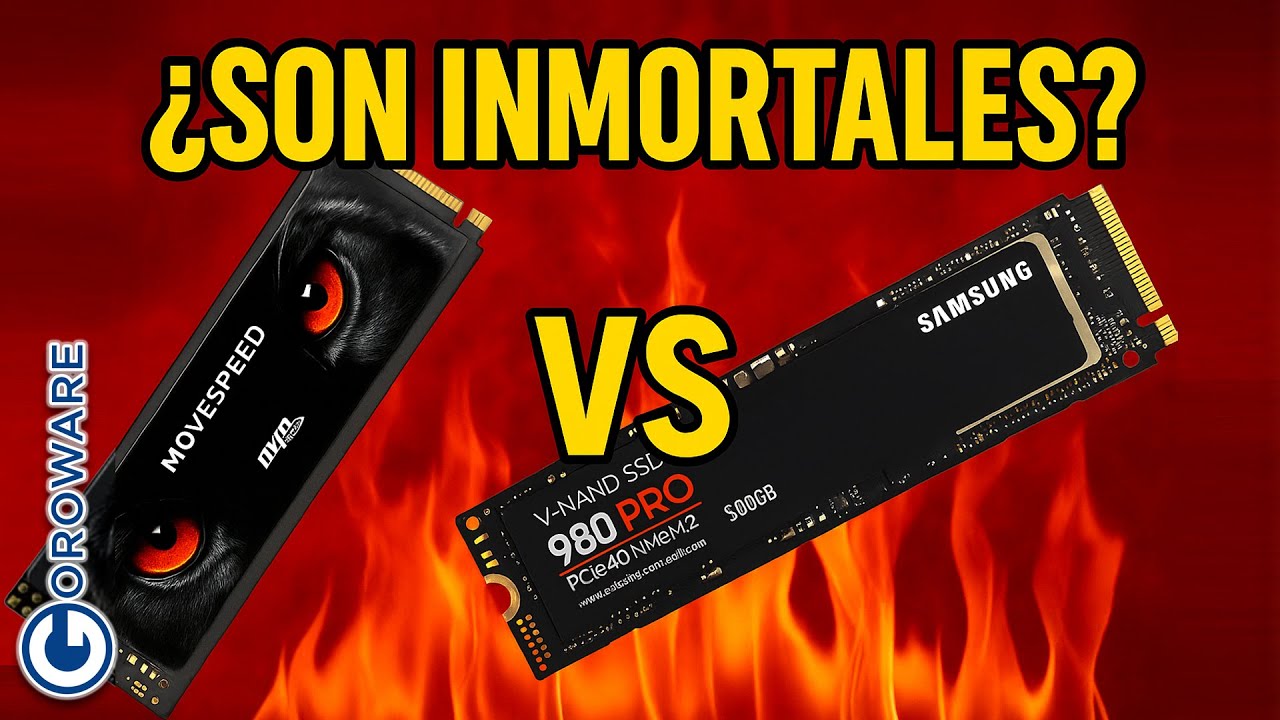 Parte 3 prueba de resistencia SSD: Movespeed Black Panther vs Samsung 980Pro. Test extremo escritura
