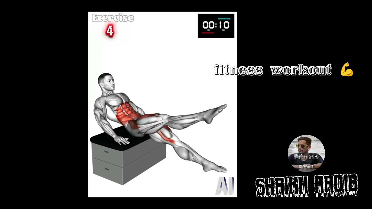 (Tabel // chair sitting work out ALL MONTHS) BEST ABS , LEG , ARMS , BELLY STOMACH, SHOULDER . 💪