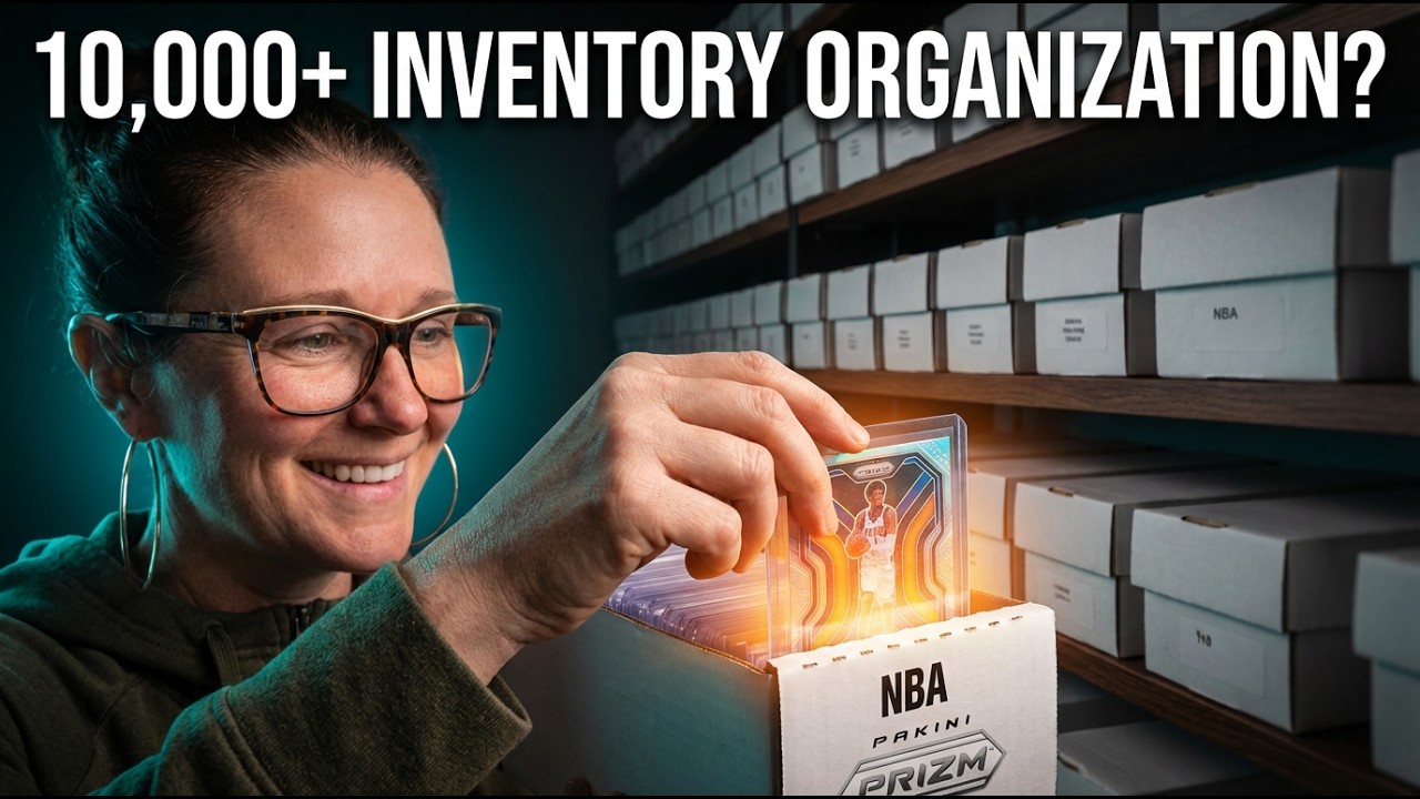 How We Organize Our Nearly 10,000 Sports Cards on eBay!