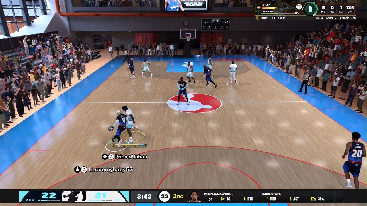 32 pt lost 10/11 Drac, det, woody, Scott doesn’t end well NBA 2K26_20251209