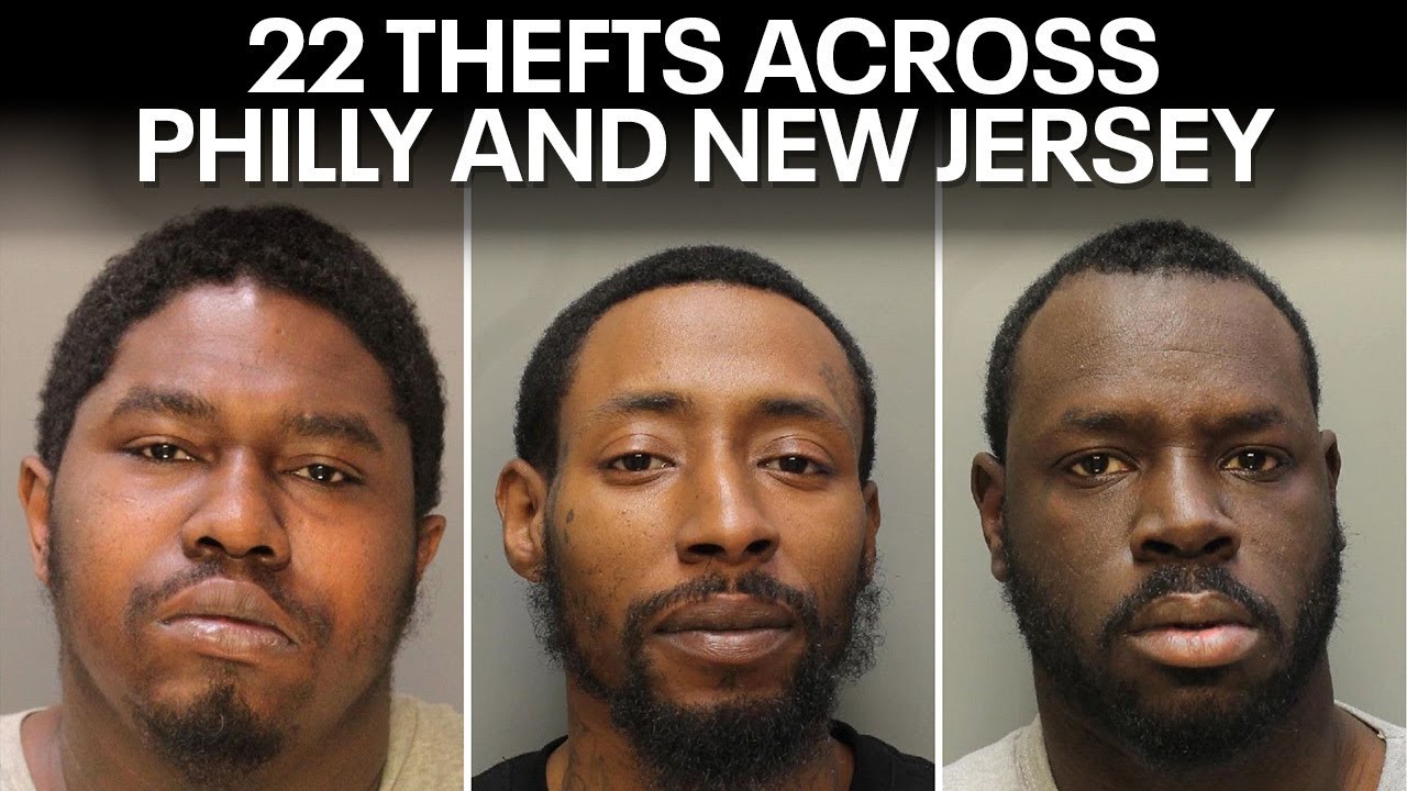 3 men arrested for stealing over $15K in shoes across Philly, NJ