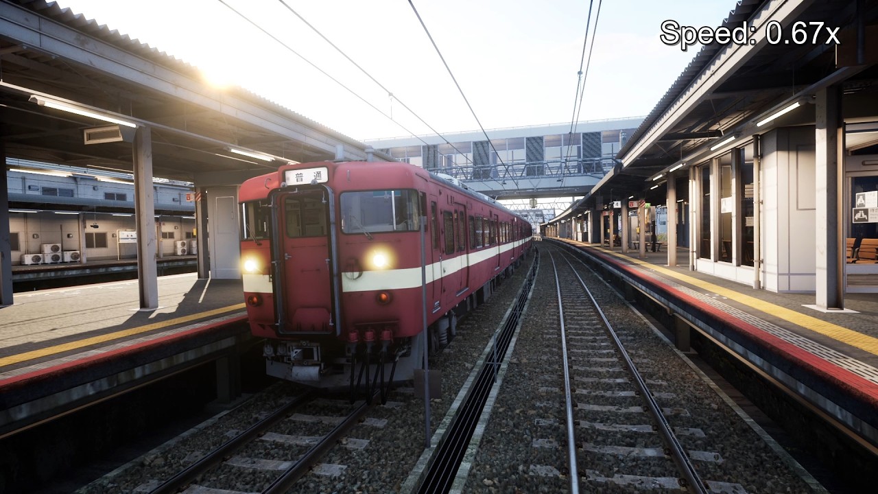 RUNNING TRAIN 走ル列車! - HR1500 Nagara to Omishima
