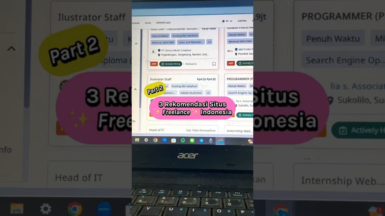 3 Rekomendasi Situs Freelance Indonesia! #short #shortvideo #shortfeed #shortsviral #shortsyoutube