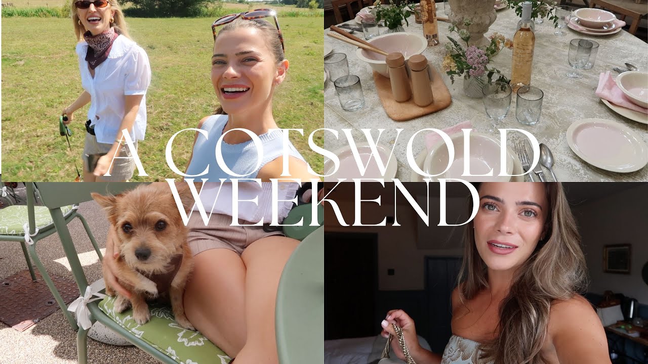 A SUMMER WEEKEND IN THE COTSWOLDS / A COUNTRYSIDE WEDDING, DAYLESFORD & ANTIQUE SHOPPING
