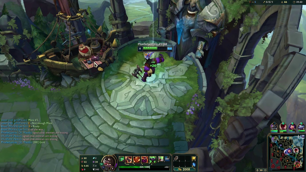 OP Mundo and Yuumi bot lane strat with my bestest fren c: ! LoL! (ft. Pastel Goth Girl)