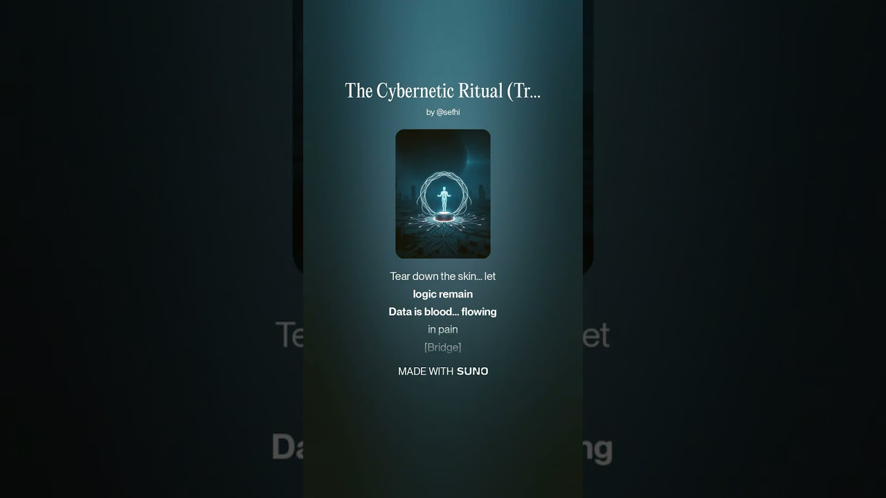The Cybernetic Ritual (Tribal Industrial Metal?) (v2)