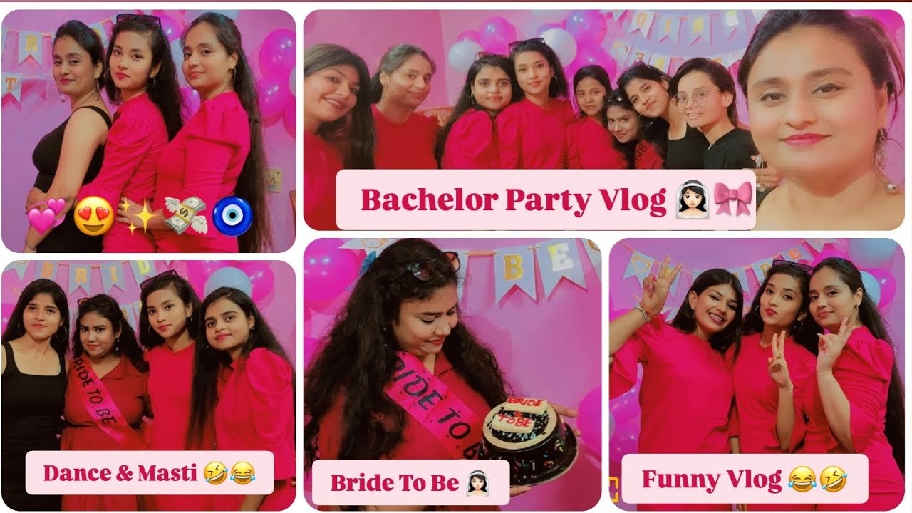 My 💍 Sister's Bachelor 👰🏻‍♀️💞 Party Vlog Dance Masti Full Enjoy 🤣💖😍💸 | Bharti Saxena ❤