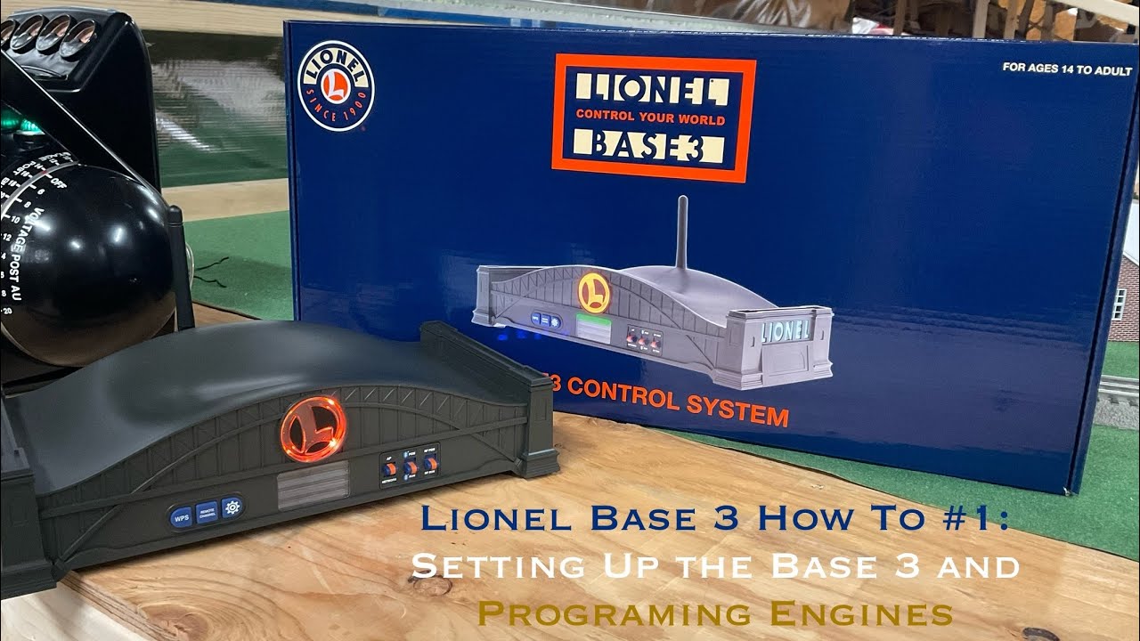 Настройка и программирование двигателей Lionel Base 3: Инструкция №1