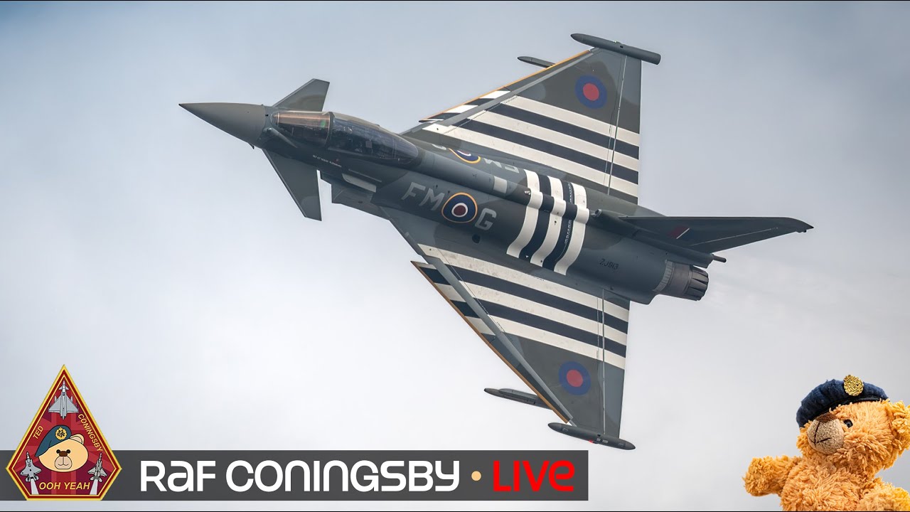 LIVE EUROFIGHTER TYPHOON FGR4 ACTION BOMBER COUNTY • QRA STATION RAF CONINGSBY 24.02.25