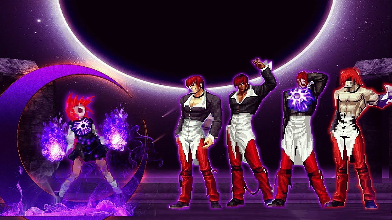 [KOF Mugen] Orochi Akiha Yagami Vs Iori Yagami Team