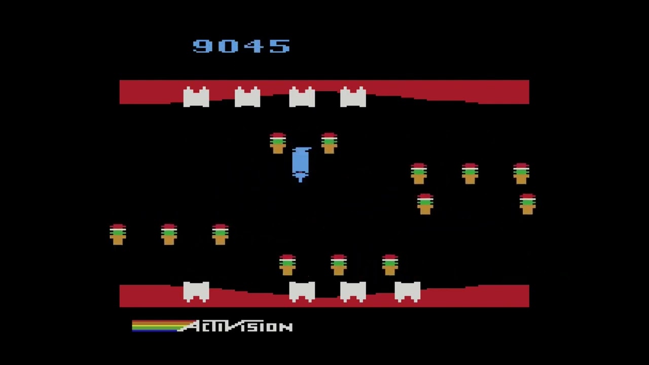 Plaque Attack Longplay (Atari 2600 Game)