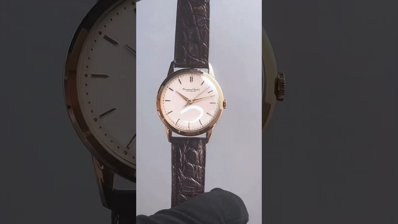 18ct Pink Gold IWC, Cal.89, 36mm, restored dial, 1961