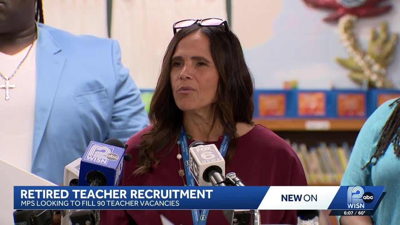 Milwaukee Public Schools recruiting retirees to tackle teacher shortage