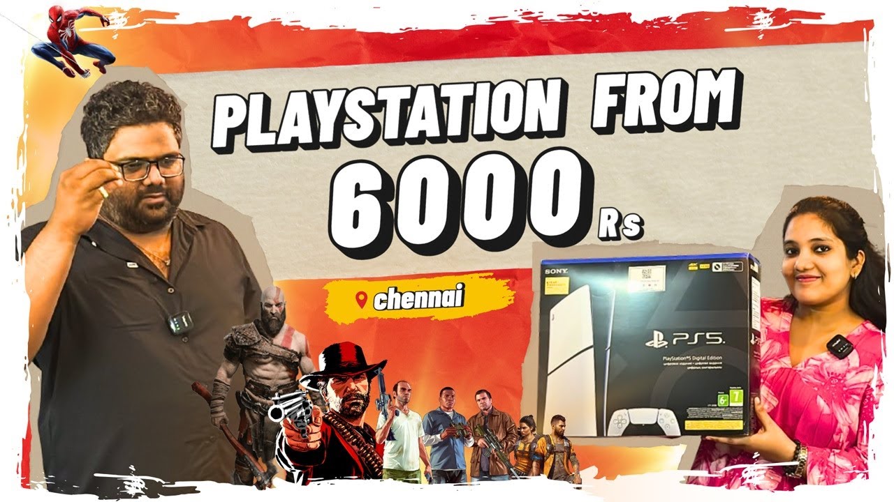 💥PLAYSTATION from 6000/- 😯| Playstation sale at Chennai | Gametonics | Gopalapuram | vdsview
