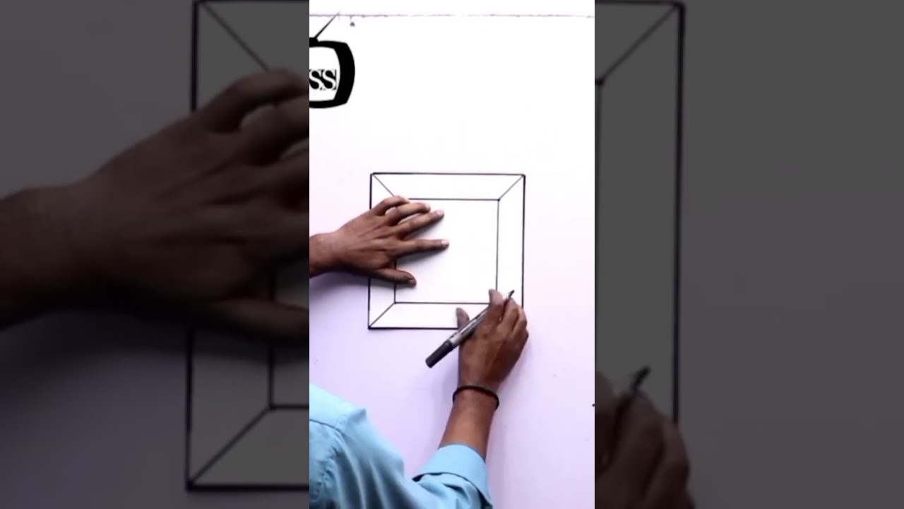 3D wall Art painting design | #wallart #art #painting #shorts #viral #shortvideo