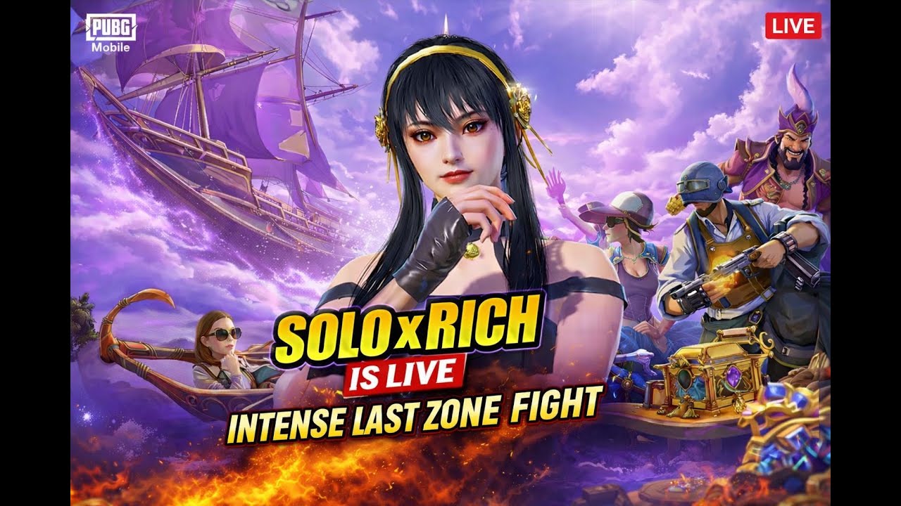 ❌INTENSE  LAST ZONE FIGHT ☠️ SOLO x RICH LIVE