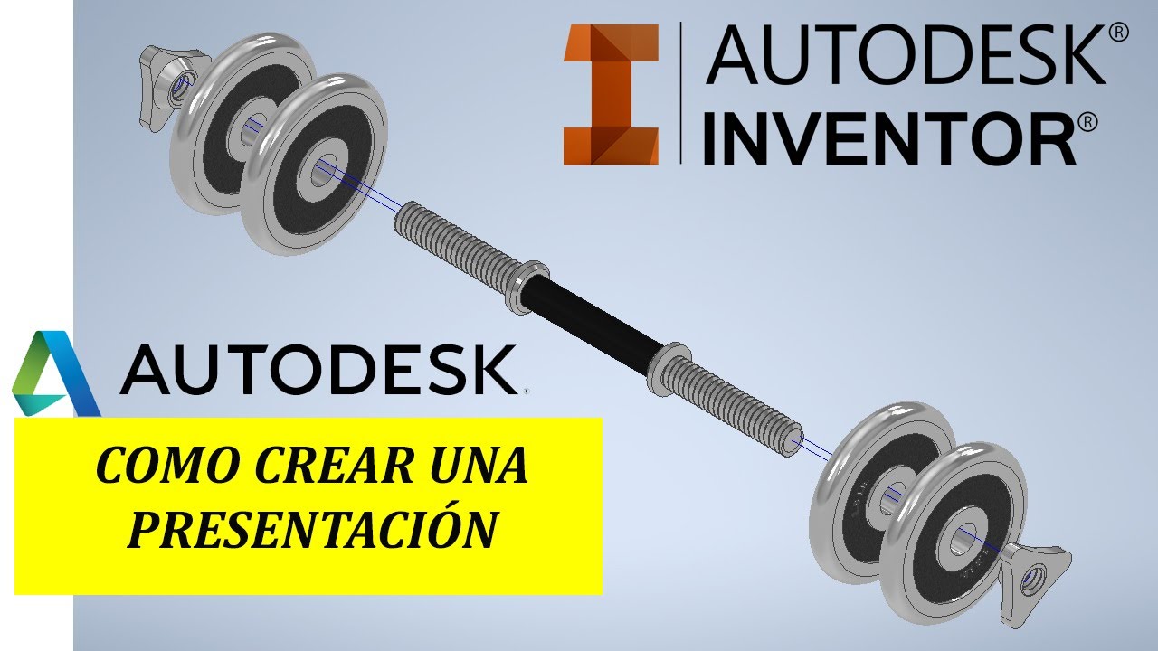 Crear una Presentación (Vista Explosionada) - Autodesk Inventor 2020 - Tutorial (Español)