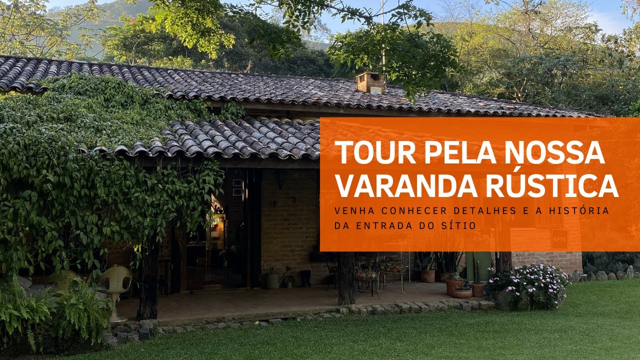 Tour pela nossa varanda rústica