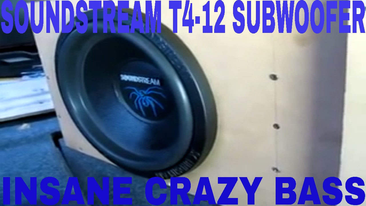 Soundstream T4-12 Subwoofer 1000w rms INSANE BASS!!