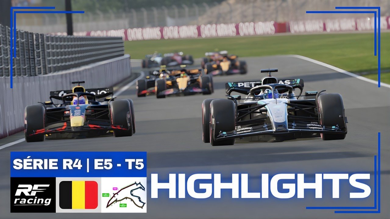 F1 25 - BÉLGICA - SPA-FRANCORCHAMPS 🇧🇪 | RFR LEAGUE - SÉRIE R4 - HIGHLIGHTS | ETAPA 5 | TEMPORADA 5
