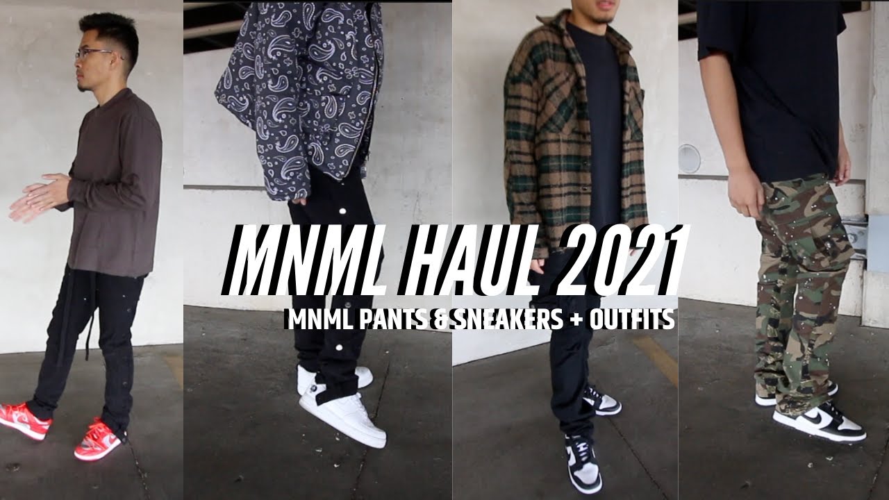 BEST PANTS FOR SNEAKERS FROM MNML + STYLED OUTFITS