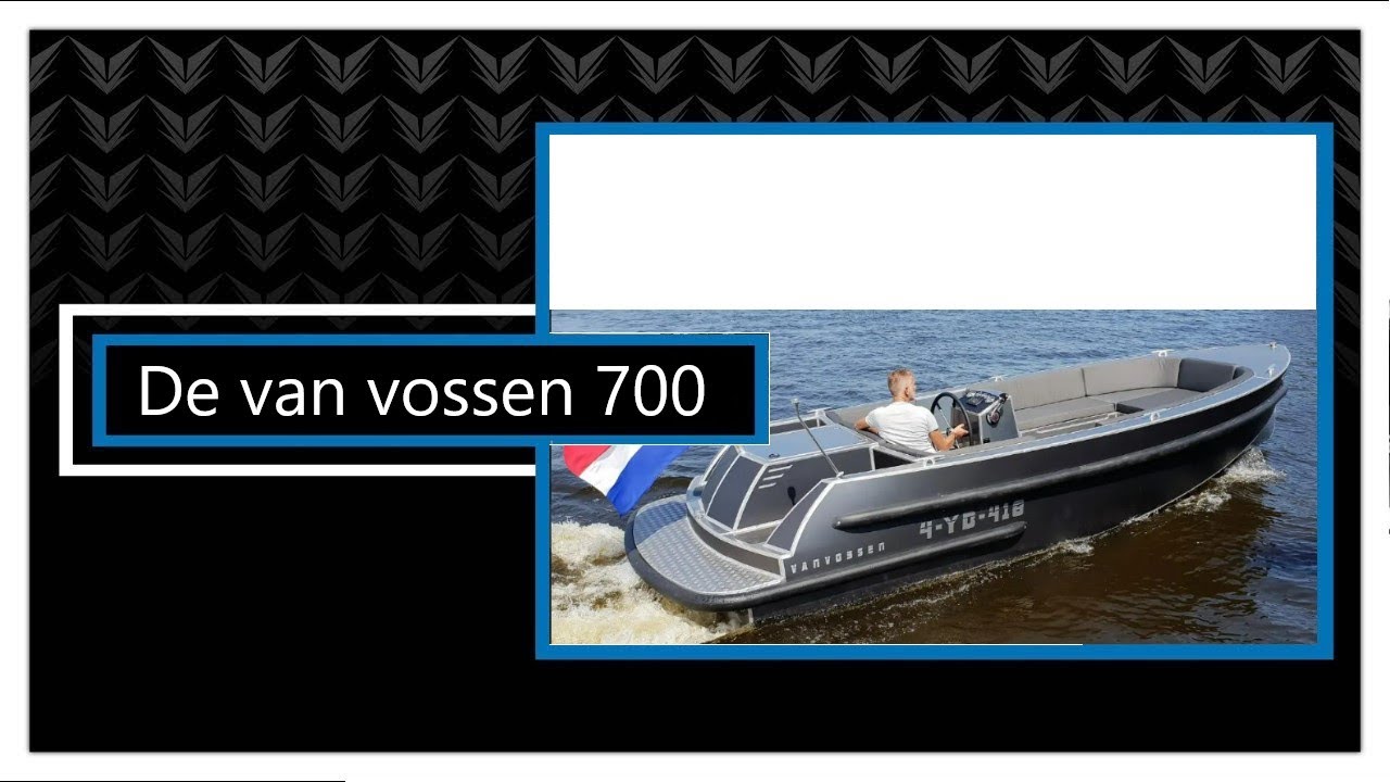 Sloep en tender videoblog #242: De Vanvossen 700 tender