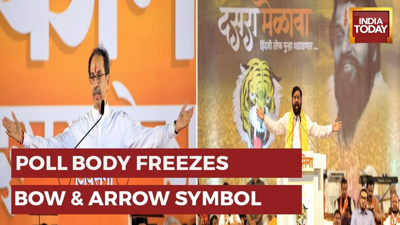 EC Freezes Shiv Sena's Bow & Arrow Symbol Amid Long-drawn Tussle Between Uddhav & Shinde Factions