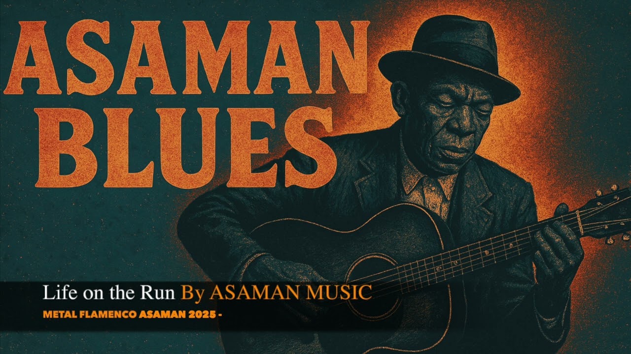 ASAMAN MUSIC – Life on the Run (Remix 2025) | Modern Blues • Analog Soul 🎸