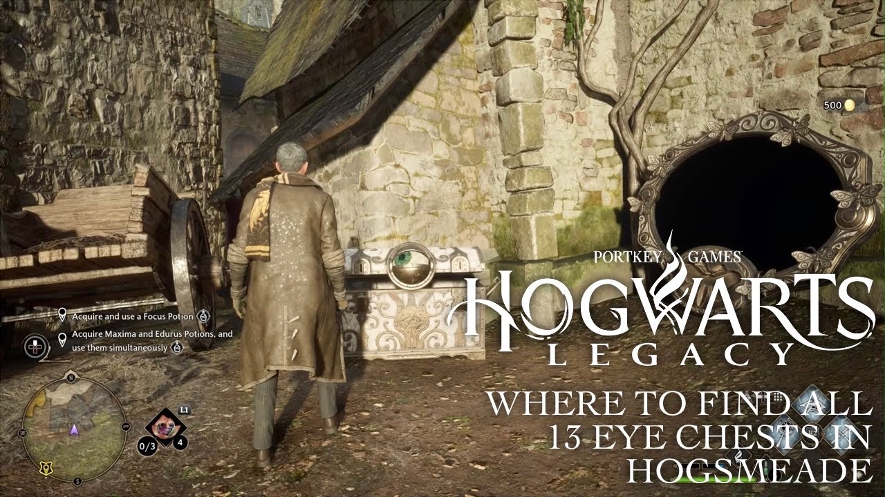 Hogwarts Legacy - All 13 Eye Chests in Hogsmeade