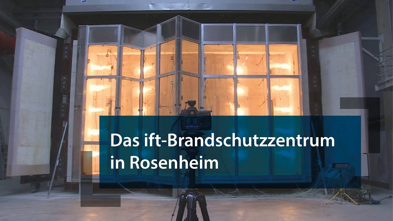 Großformatige Brandprüfungen im ift-Brandschutzzentrum