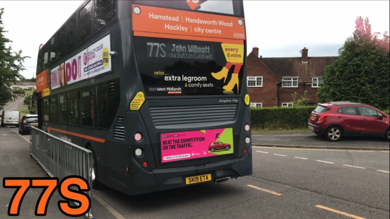 National Express West Midlands Route 77S John Willmott School➡️Streetly Hyperlapes Fragment