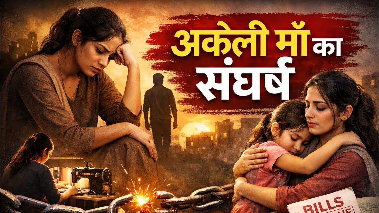 “अकेली माँ का संघर्ष” || #inspirationalstory @BikashChetria-b2f 