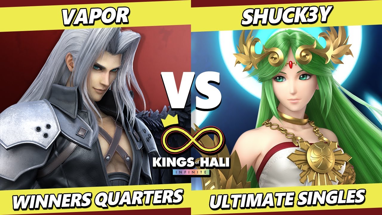 Kings of Hali 8 - Vapor (Sephiroth) Vs. Shuck3y (Palutena) Smash Ultimate - SSBU