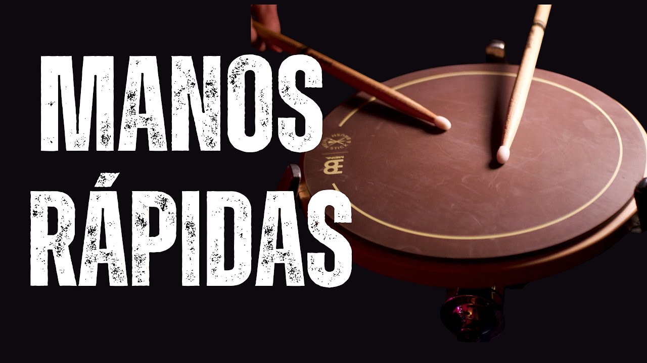 Rutina de manos para ganar velocidad y precisión en la batería