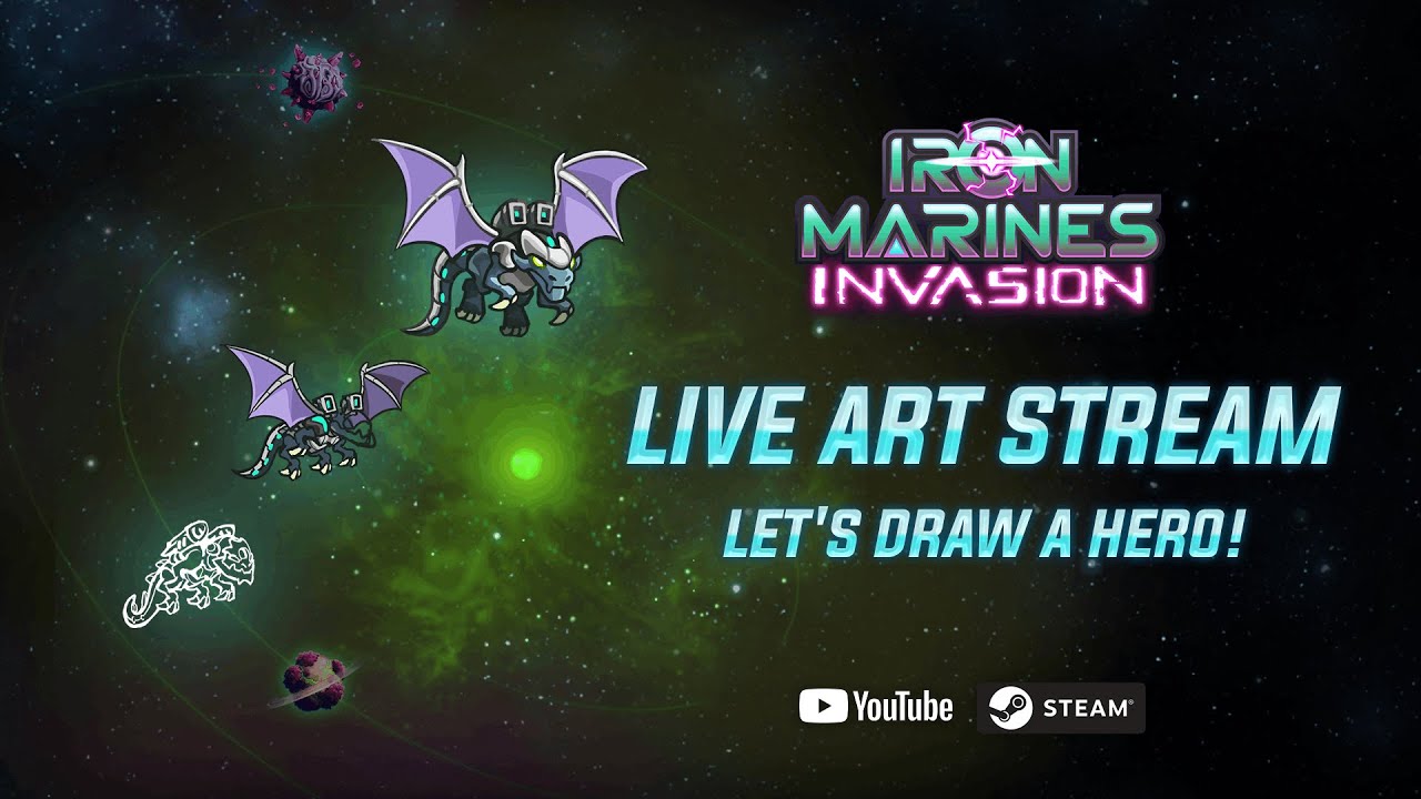 Art Stream: Let's draw a hero! 🎨