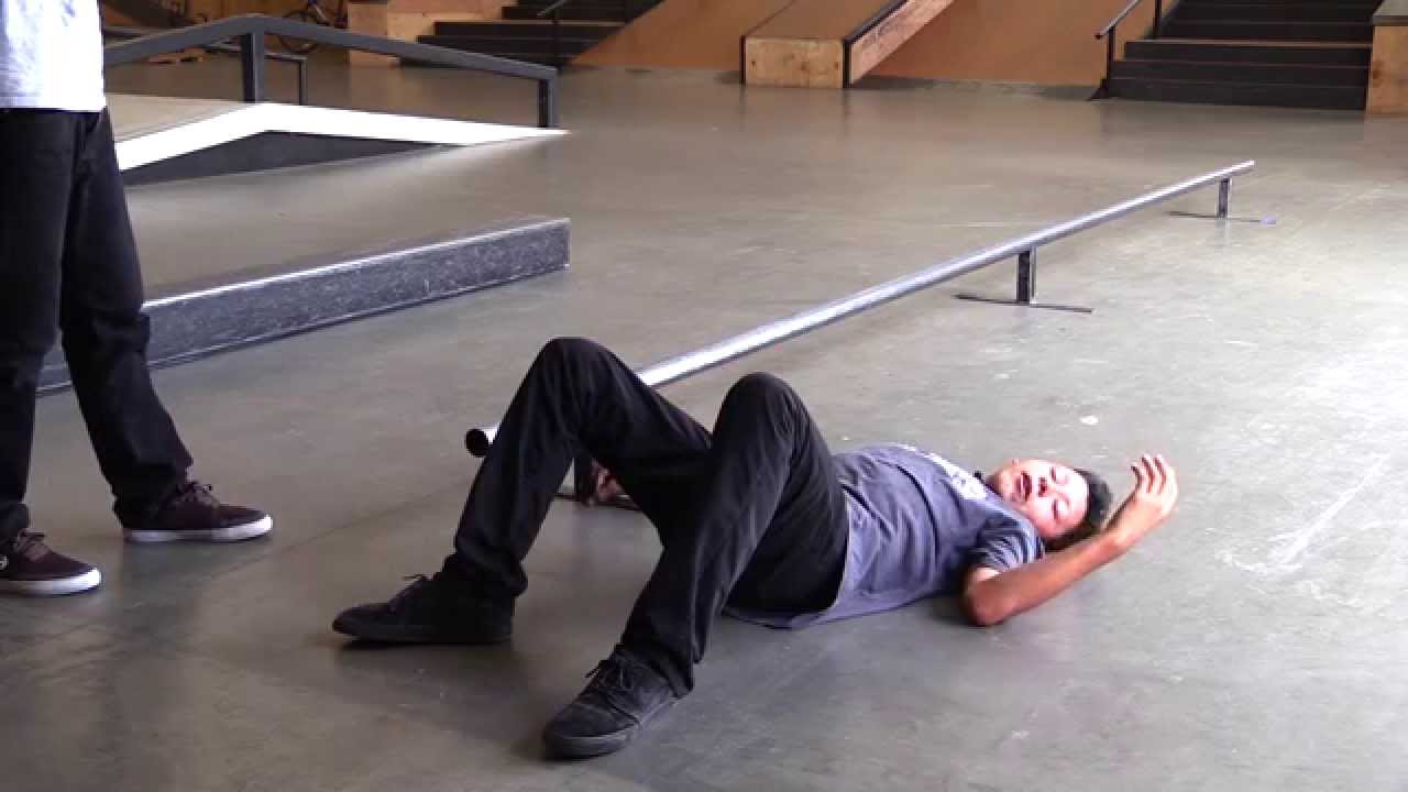 TODAY GABE LEARNS HALFCAB BOARDSLIDES