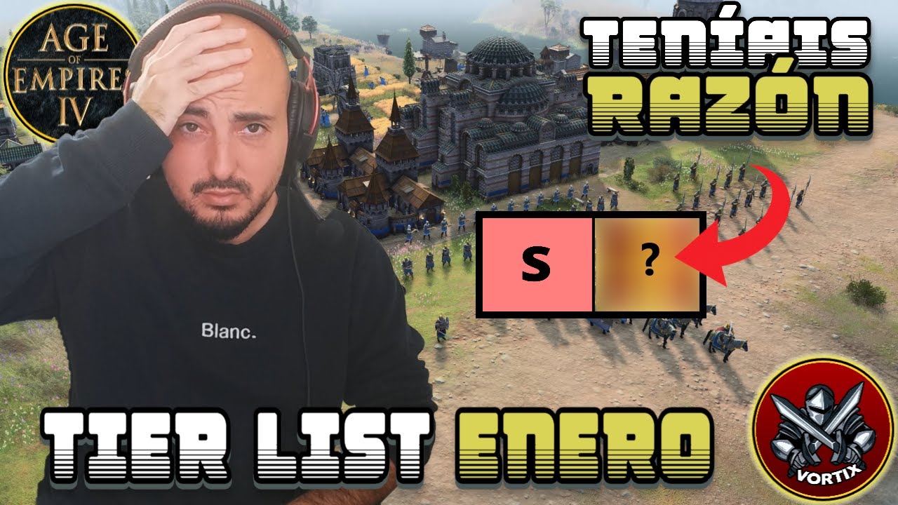 TIER LIST ENERO de 2026 - Tenemos NUEVO REY en Age of Empires 4 🔥